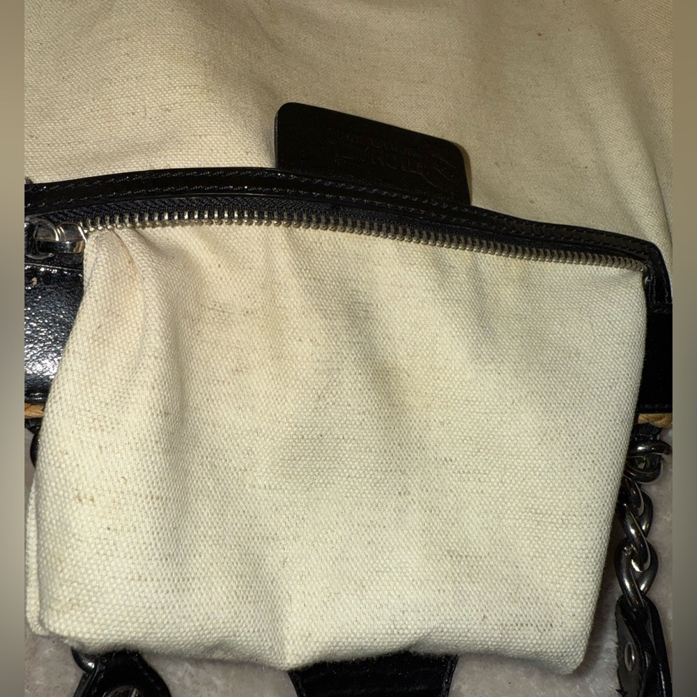 ‼️SOLD‼️Vintage Michael Kors Santorini Raffia Straw Woven Tote Shoulder Bag - Picture 11 of 14